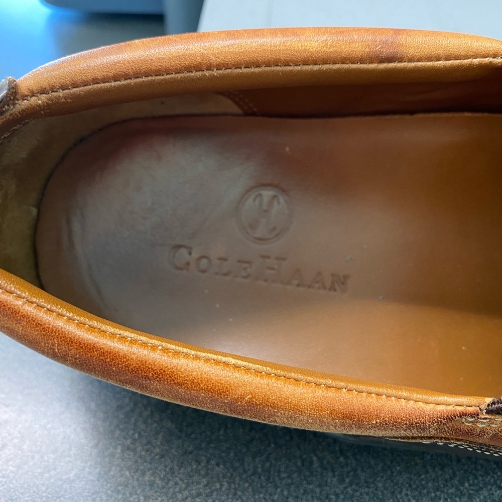 Cole Haan Tucker Loafer Leather Venetian Slip Loafer C03559 Men's 10 M Brown - Picture 8 of 8